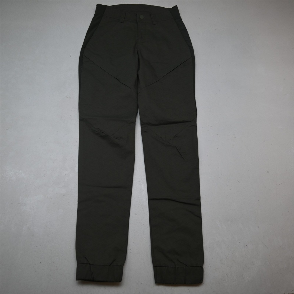 Quechua XS Green Print Skinny Athleisure Outdoor Womens Pants